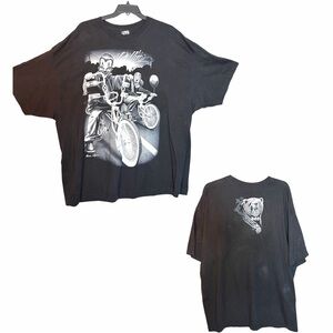 David Gonzales Art DGA Rolling Clowns Bicycle Gang Ink Men's Tee Shirt Size 4XL